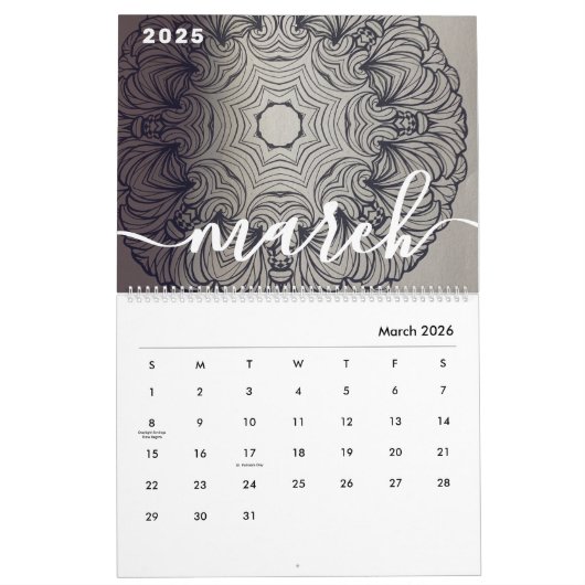 Volwassen kleurboek kalender 2005 als vervolg (Mar 2026)