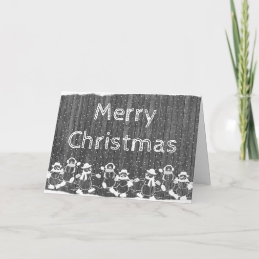 Volwassen kleuren: Christmas Kaart Gingerbread Man (Voorkant)