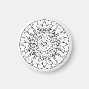 Volwassen kleuren Mandala Magnet Magneet