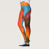 Volwassen kleurige wilde verf leggings (Links)