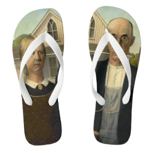 Volwassen Mannen/vrouwen, brede riem, Amerikaans g Teenslippers