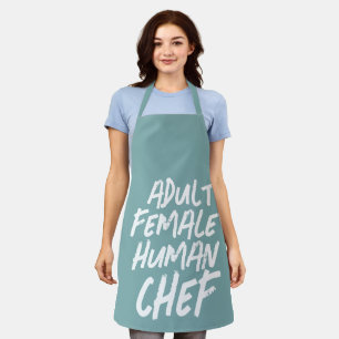 VOLWASSEN MENS VROUW CHEF All-Over Print Schort
