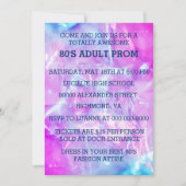 Volwassen prom van 80 jaar kaart (Voorkant)