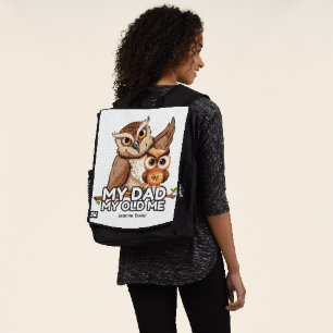 Volwassen rugzak: Mijn vader Mijn oude ik (wit) Rugtassen