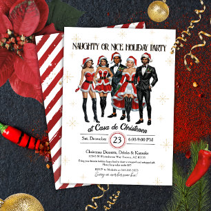 Volwassen sassy stout of leuk kerstfeest kaart