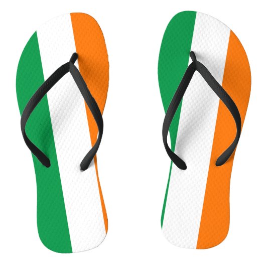 Volwassen slanke bandjes met vlag van Ierland Teenslippers (Voetbed)