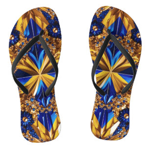 Volwassen slanke riemen met Zweedse kleuren Teenslippers