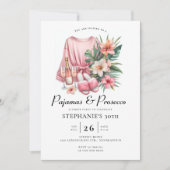 Volwassen Sleepover PJ Prosecco Tropical 30e verja Kaart (Voorkant)