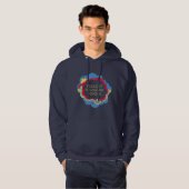 Volwassen sweatshirt met capuchon (Voorkant volledig)