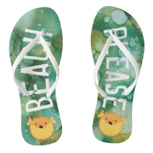 Volwassen Teenslippers "Inkblots Gold Dusted Fish"