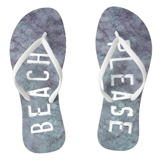 Volwassen Teenslippers "Lavender/Beach Please" (Voetbed)