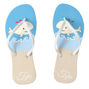 Volwassen Teenslippers "Whale, Whale, Whale!"