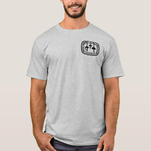 Volwassenaar - Stab je vrienden - Zwarte logo T-shirt