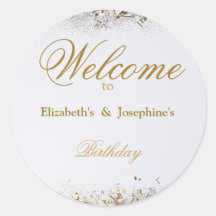 Volwassenen gezamenlijke dubbele verjaardag partij