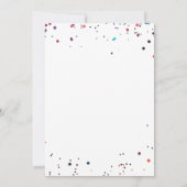 Volwassenen Gezamenlijke Dubbele Verjaardagsfeest Kaart (Achterkant)