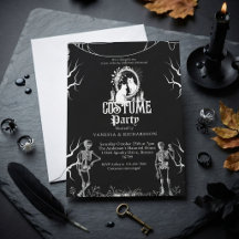 Volwassenen Halloween-feest Vintage Gotische Skele