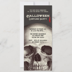 Volwassenen Halloween Kostuum Feest Schedel Kaart