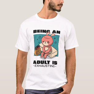 Volwassenen is uitdrijven t-shirt