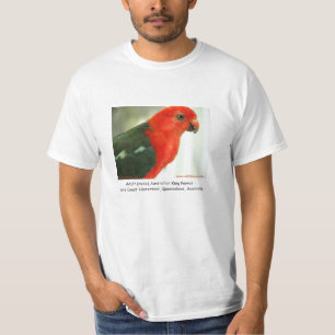Volwassenen (mannen) Australian King Parrot T-shirt