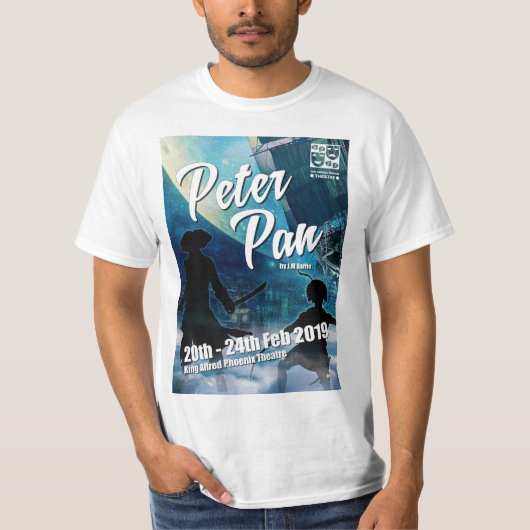 Volwassenen Peter Pan T-shirt (Voorkant)