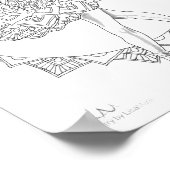 Volwassenen Poster Ballerina Mandala Dancer (Hoek)