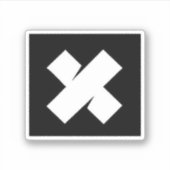 Volwassenen Sam Kinder en Tiener Colby Journaling Sticker (Voorkant)