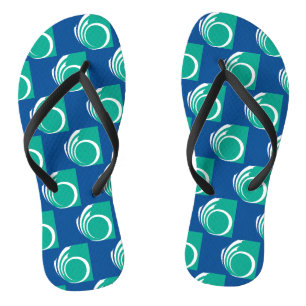 Volwassenen slanke riemen met vlag van Ottawa, Can Teenslippers