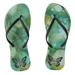 Volwassenen Slippers "Inkblots Gold Dusted Butterf Teenslippers