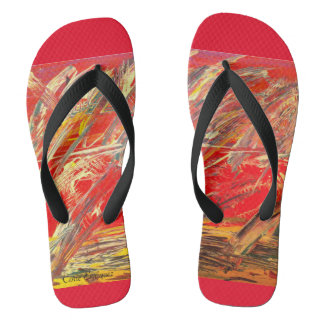 Volwassenen teenslippers, brede bandjes teenslippers