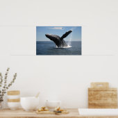 Volwassenen van de walvis poster (Keuken)