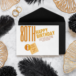 Volwassenen Verjaardag Een jaar ouder nog steeds g Feestdagen Kaart