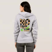 Volwassenen Zip-Up Hoodie (Achterkant volledig)