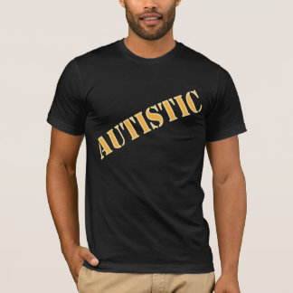 Volwassengelabeld autistisch t-shirt