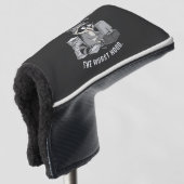Volwassenheid is de ergste grap - Leuk voor wasbee Golfheadcover (3/4 voorkant)