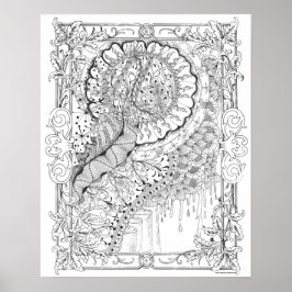 Volwassenkleurig Poster "Schijnland"