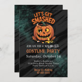 Volwassenpartij Halloween Kaart (Voorkant / Achterkant)