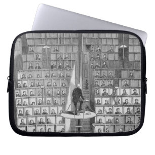 Volwassenschool in de kapel, op het aparte systeem laptop sleeve