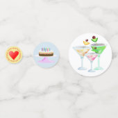 Volwassenverjaardagscocktail Confetti (Voorkanten)