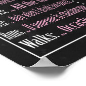 Volwassenverjaardagstaart, bord poster (Hoek)