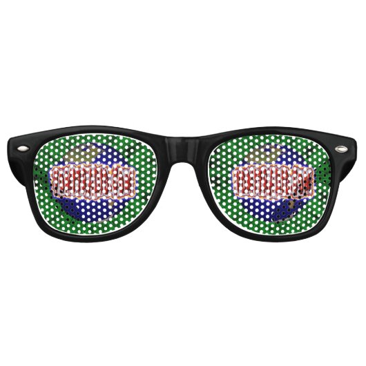 VomitRadio Sunglasses Retro Zonnebril (Voorkant)