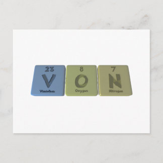 Von als vanadiumzuurstof stikstof briefkaart