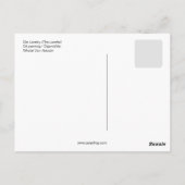 Von Astudin, The Lorelei (die Loreley) Briefkaart (Achterkant)