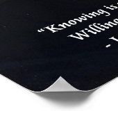 Von Goethe Nous Devons Faire Citer Poster (Coin)