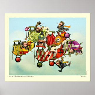 VON RICHTHOFEN'S DREADED FLYING CIRCUS POSTER