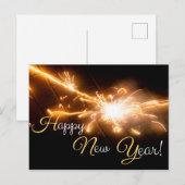 Von Silvester bis Neujahr: Gelukkig nieuwjaar! Briefkaart (Voorkant / Achterkant)