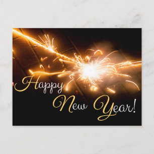 Von Silvester bis Neujahr: Gelukkig nieuwjaar! Briefkaart