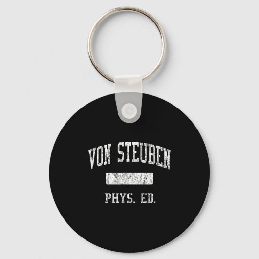 Von Steuben High School Hs Chicago Il Phys Ed Sleutelhanger (Voorkant)