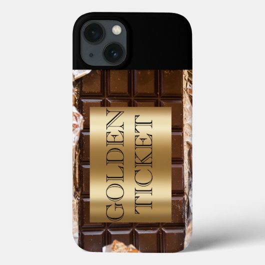 Vond het gouden kaartje chocoladereep Case-Mate iPhone case (Achterkant)