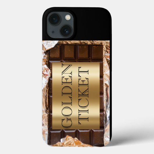 Vond het gouden kaartje chocoladereep Case-Mate iPhone case (Achterkant)