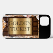 Vond het gouden kaartje chocoladereep Case-Mate iPhone case (Achterkant (horizontaal))